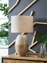 Family Deals Furniture - Ashley Furniture - Linas Lighting - Metal Table Lamp (1/CN) / Cream/Beige - L207594