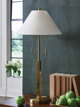 Family Deals Furniture - Ashley Furniture - Haigwood Lighting - Metal Table Lamp (1/CN) / Gold Finish - L208474