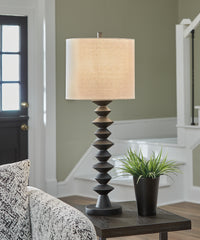 Family Deals Furniture - Ashley Furniture - Luanndon Lighting - 2-Piece Lamp Set / Black - L235783X2