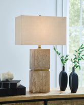 Family Deals Furniture - Ashley Furniture - Laddner Lighting - Poly Table Lamp (1/CN) - L236054