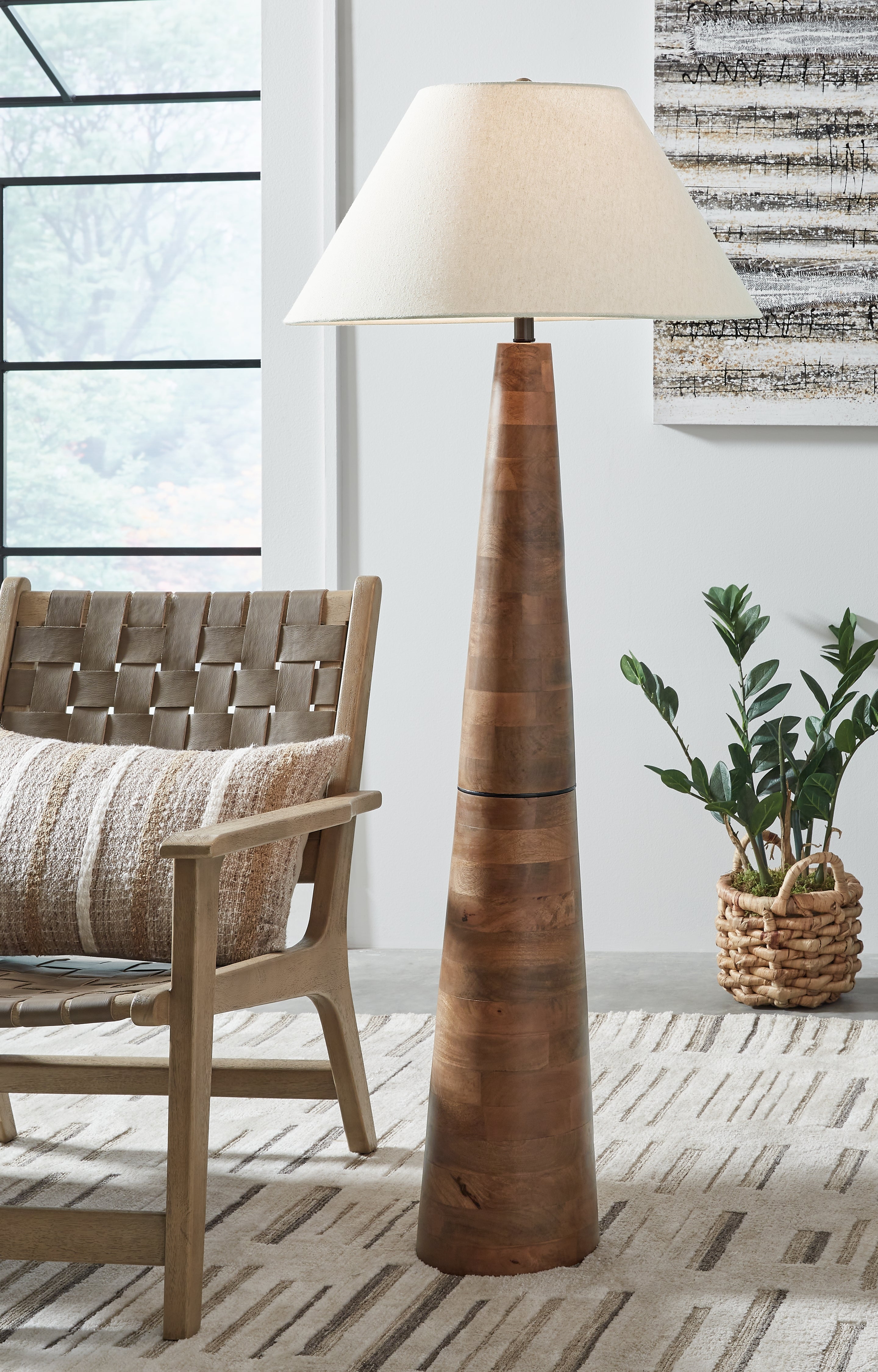Family Deals Furniture - Ashley Furniture - Danset Lighting - Table Lamp (Set of 2) / Brown - L329104X2
