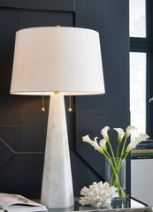 Family Deals Furniture - Ashley Furniture - Laurellen Lighting - 2-Piece Lamp Set / White - L429064X2