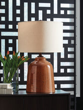 Family Deals Furniture - Ashley Furniture - Aaleahya Lighting - Glass Table Lamp (1/CN) / Rust - L430904