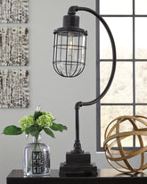 Family Deals Furniture - Ashley Furniture - Jae Lighting - Metal Desk Lamp (1/CN) / Antique Black - L734232