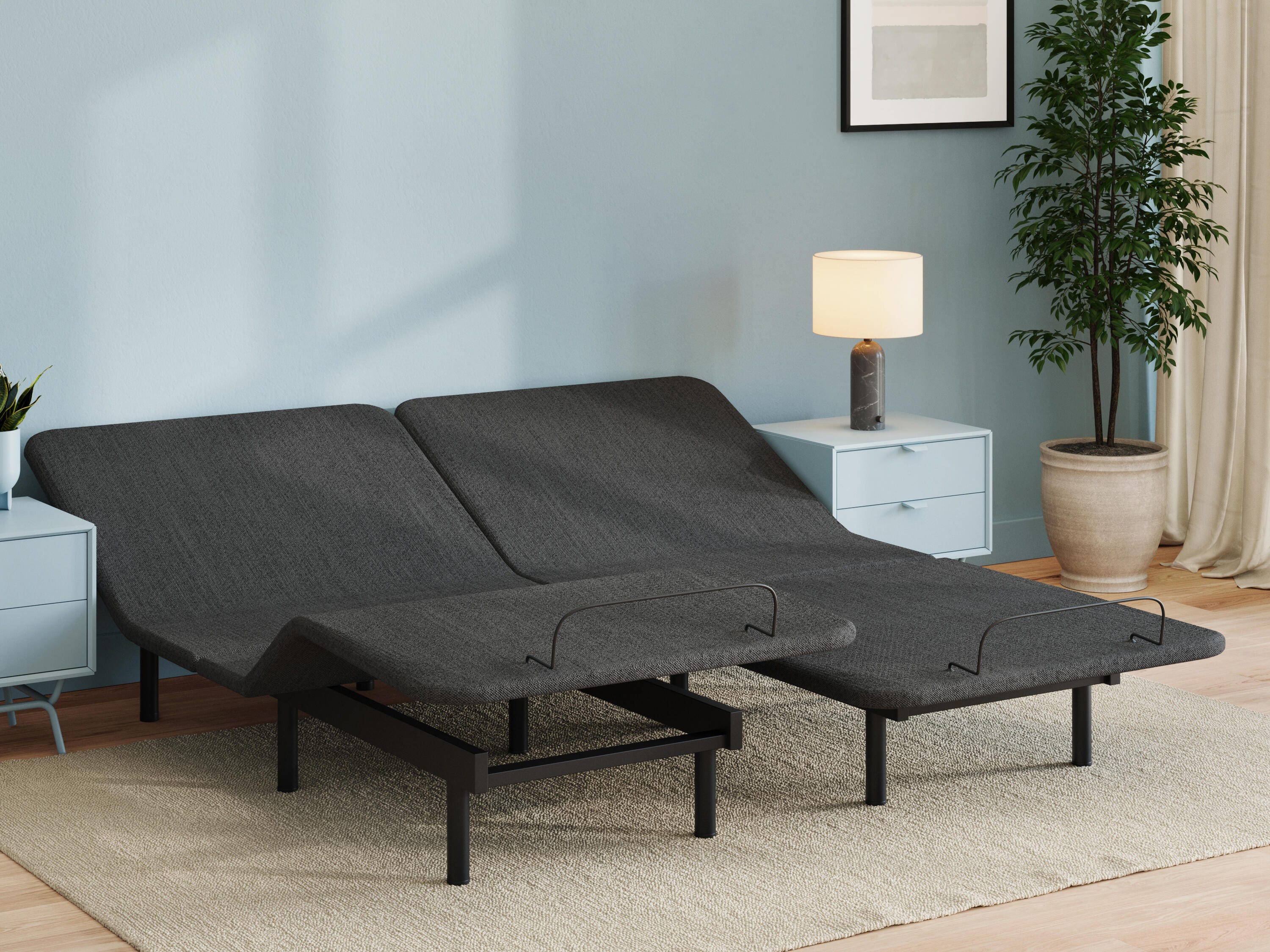 Family Deals Furniture - Ashley Furniture - Comfort Classic Adj Base Split California King Adjustable Base - Split Cal King Adjustable Base - M1X1192