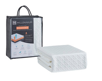 Family Deals Furniture - Ashley Furniture - Basic Protector Queen Mattress Protector (Set of 4) - QN Mattress Protector(4/CS) - M30803