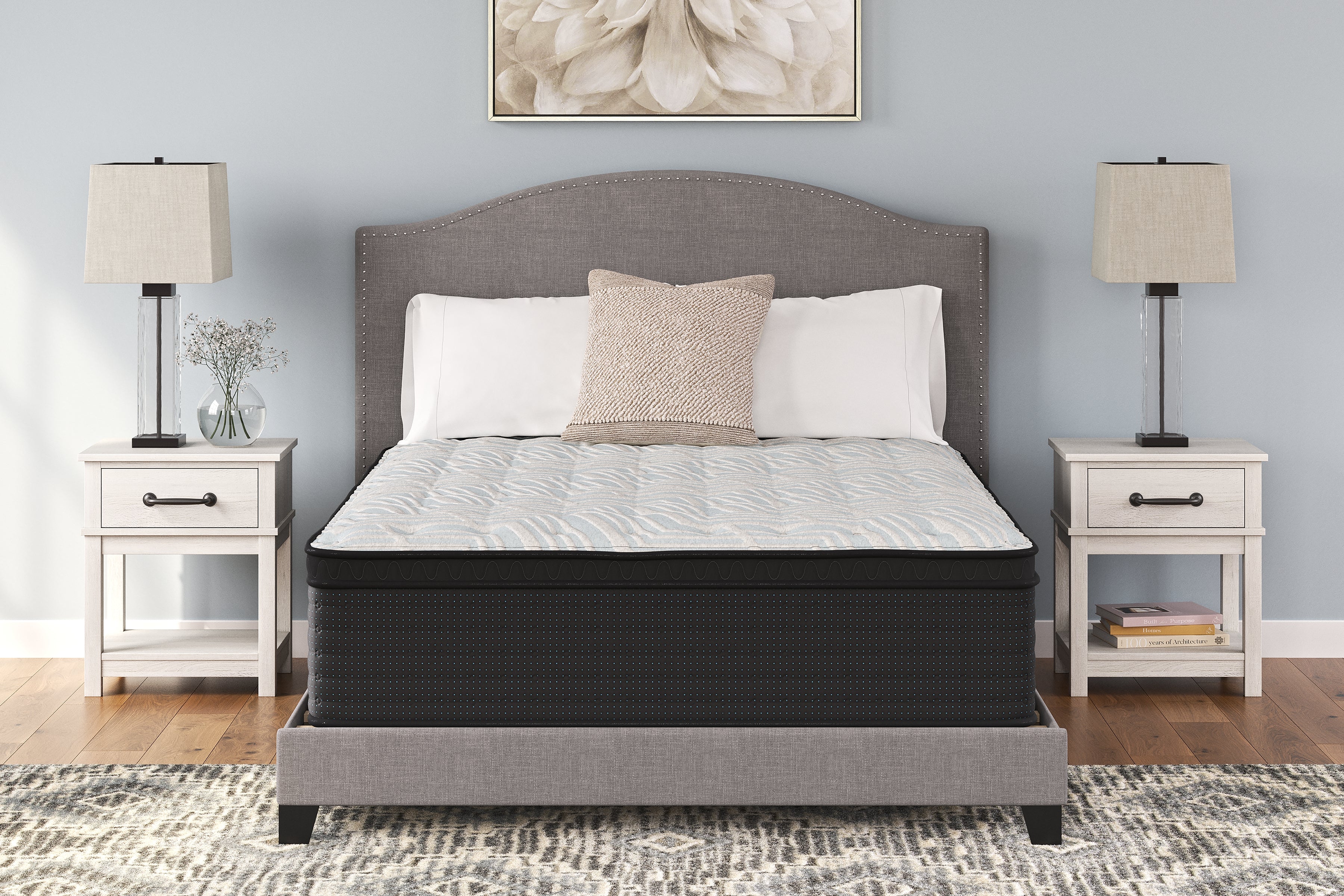 Family Deals Furniture - Ashley Furniture - Palisades ET Mattresses - Full / Gray/Blue - M41721