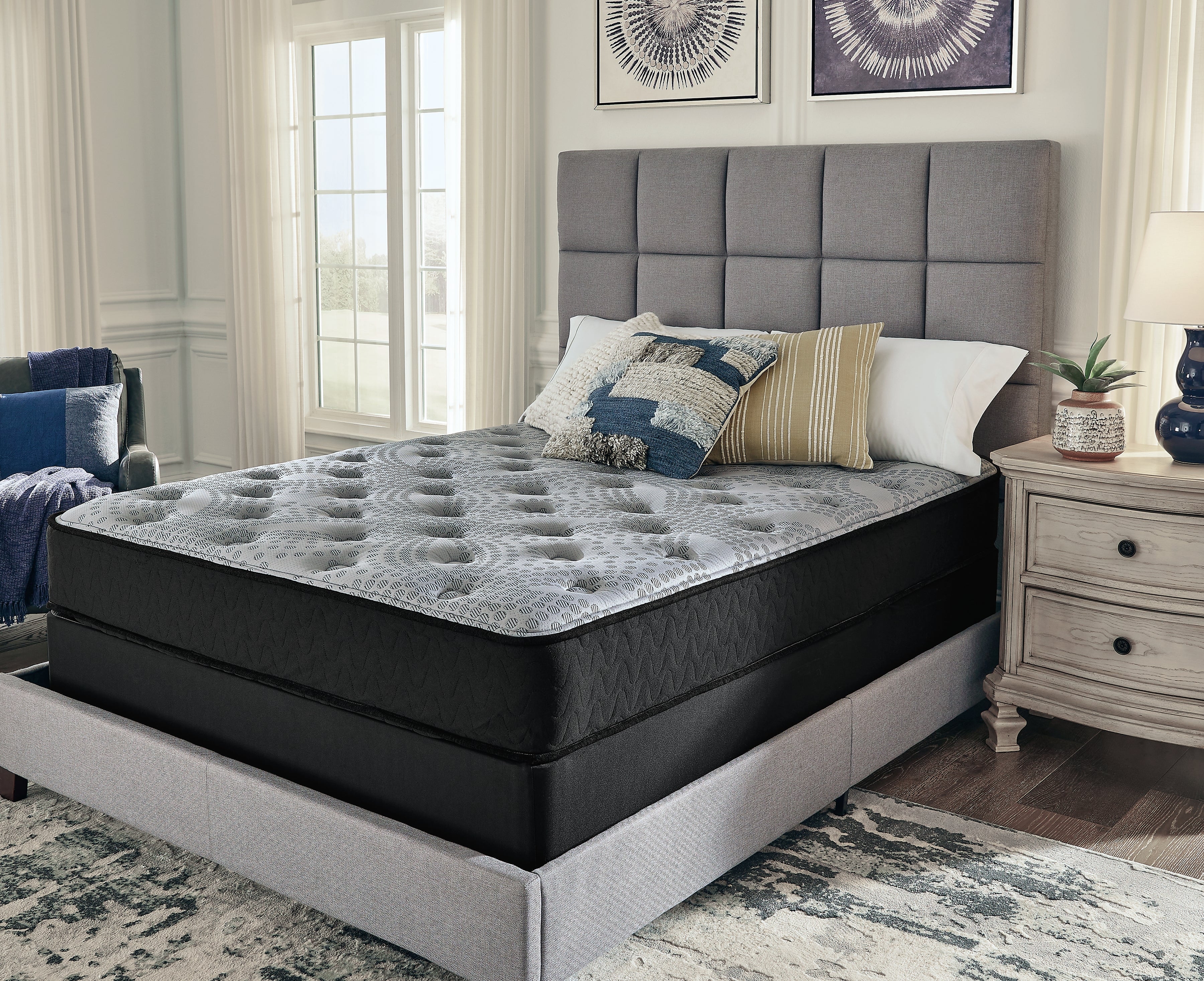 Family Deals Furniture - Ashley Furniture - Comfort Plus Mattresses - Twin / Gray - M50911