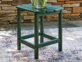 Family Deals Furniture - Ashley Furniture - Sundown Shores Outdoor - Rectangular End Table / Green - PCP007-703