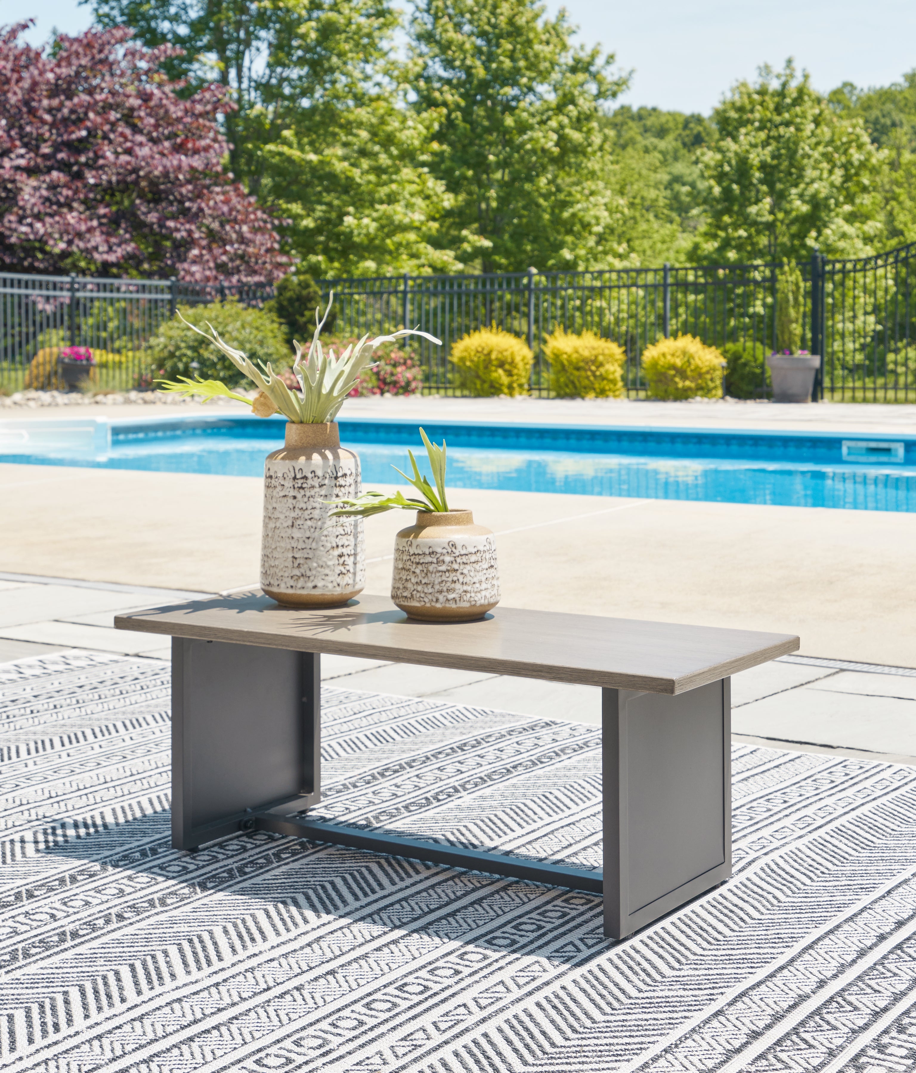 Family Deals Furniture - Ashley Furniture - Bree Zee Outdoor - 3-Piece Outdoor Modular Seating / Brown - P160P9