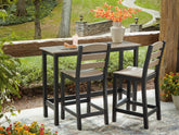 Family Deals Furniture - Ashley Furniture - Shoreline Beach Outdoor - Counter Table Set (3/CN) - PCP221-113