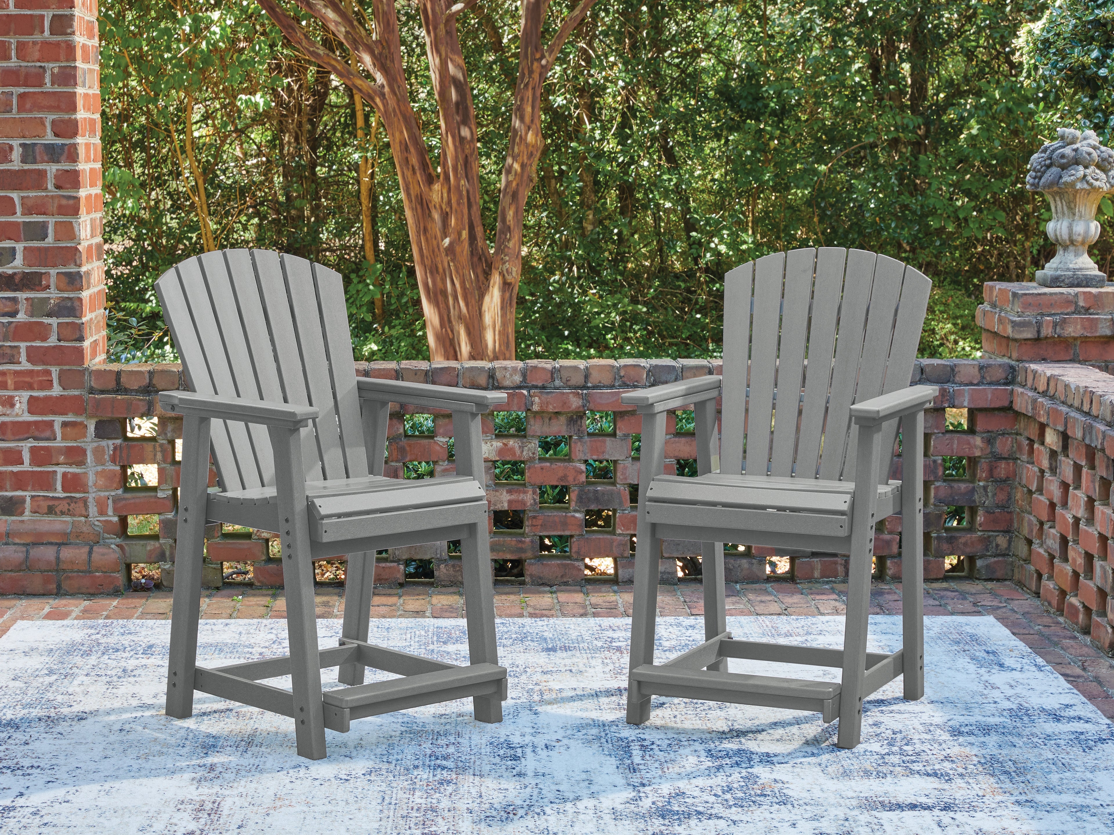Family Deals Furniture - Ashley Furniture - Sanctuary Beach Outdoor - Barstool (Set of 2) - PCP227-124