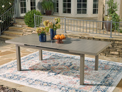 Family Deals Furniture - Ashley Furniture - Beach Front Outdoor - RECT Dining Room EXT Table / Beige - P323-635