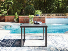 Family Deals Furniture - Ashley Furniture - Rocky Creek Outdoor - Square Dining Table w/UMB OPT - PCP326-615