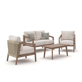 Family Deals Furniture - Ashley Furniture - Nature Lane Outdoor - Sofa/Chairs/Table Set (4/CN) - PCP355-081