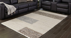 Family Deals Furniture - Ashley Furniture - Barus Rug - 8' x 10' Rug / Beige/Brown/Gray - R406401