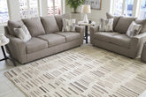 Family Deals Furniture - Ashley Furniture - Leesdale Rug - 5' x 7' Rug / Ivory/Brown/Black - R406422
