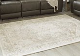 Family Deals Furniture - Ashley Furniture - Gatwell Rug - 8' x 10' Rug / Ivory/Gray/Tan - R406511