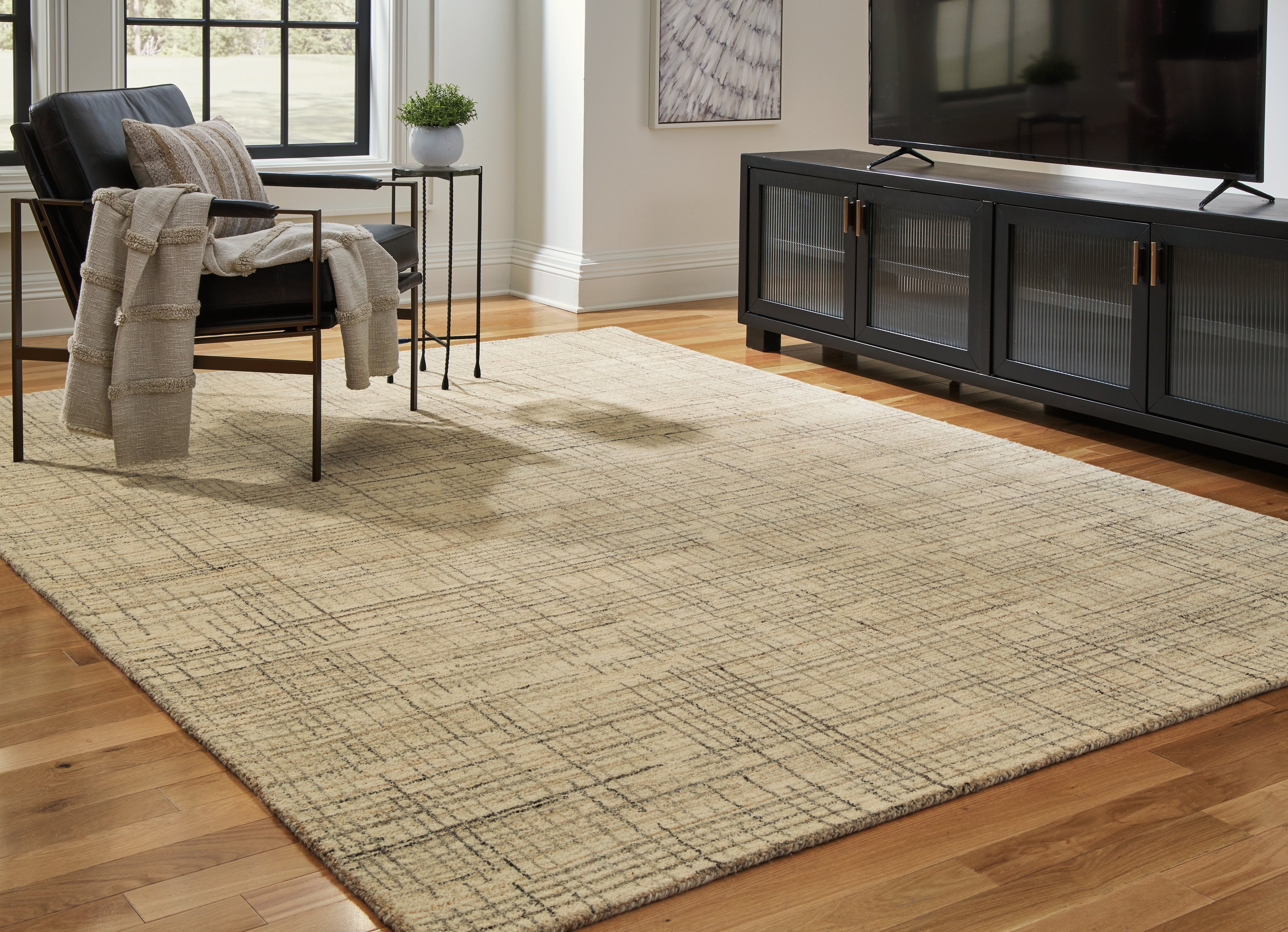 Family Deals Furniture - Ashley Furniture - Janston Rug - 8' x 10' Rug / Ivory/Gray/Tan - R406861