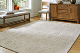 Family Deals Furniture - Ashley Furniture - Brickburgh Rug - 10' x 14' Rug / Gray/Ivory/Honey - R406900