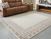 Family Deals Furniture - Ashley Furniture - Idaman Rug - Large Rug / Taupe/Brown - R407291
