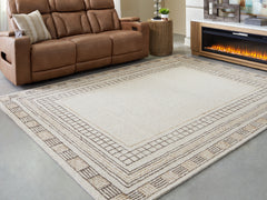 Family Deals Furniture - Ashley Furniture - Idaman Rug - Large Rug / Taupe/Brown - R407291