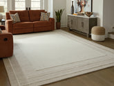 Family Deals Furniture - Ashley Furniture - Teelgan Rug - Large Rug / Ivory/Tan - R407311