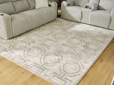 Family Deals Furniture - Ashley Furniture - Maconville Rug - Large Rug / Ivory/Gray - R407321