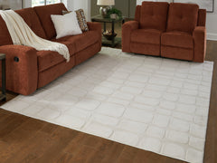 Family Deals Furniture - Ashley Furniture - Malvinsboro Rug - Washable 8' x 10' Area Rug / Sandstone - R407441