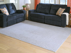 Family Deals Furniture - Ashley Furniture - Worthley Rug - Washable 8' x 10' Area Rug / Gray - R407451