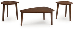 Family Deals Furniture - Ashley Furniture - Lyncott Table (Set of 3) - Occasional Table Set (3/CN) / Brown - T135-13