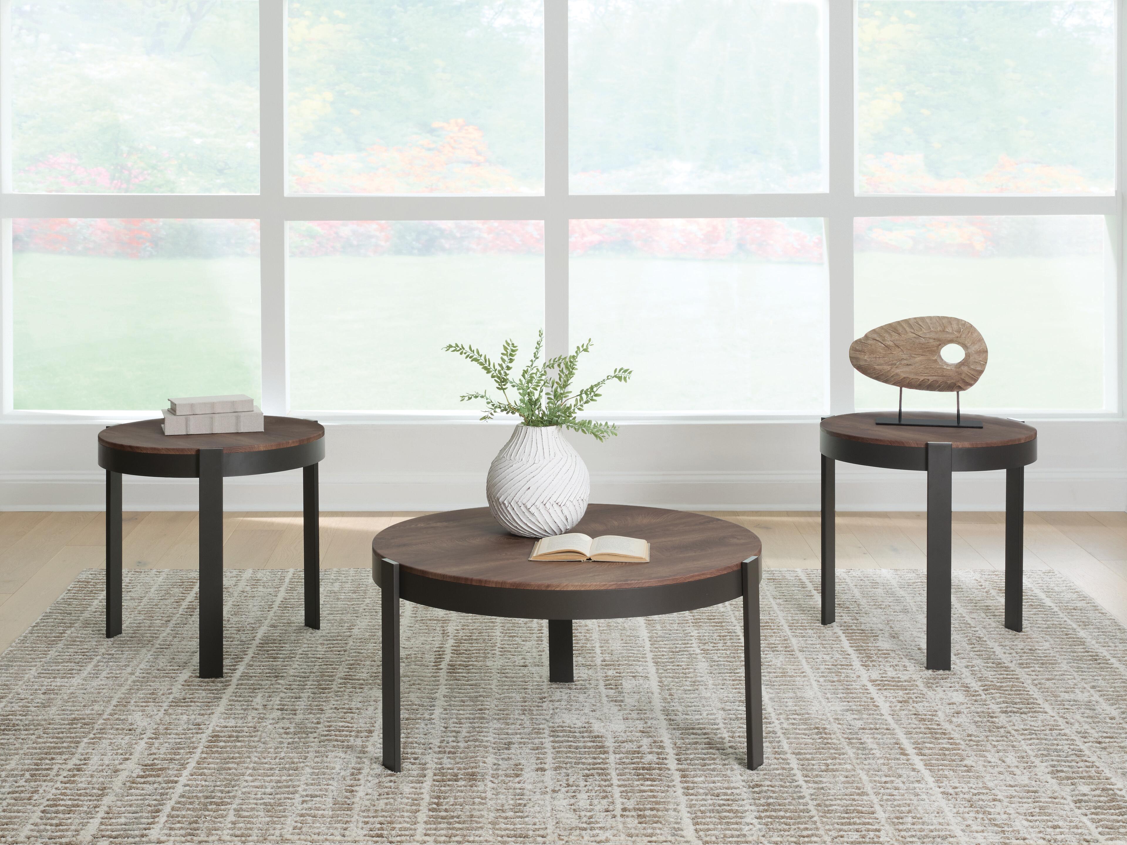 Family Deals Furniture - Ashley Furniture - Horizon Hills Table (Set of 3) - Occasional Table Set (3/CN) - T186-13