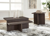 Family Deals Furniture - Ashley Furniture - Zendex Table (Set of 2) - Occasional Table Set (Set of 2) / Brown - T304-12