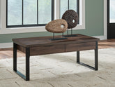 Family Deals Furniture - Ashley Furniture - Wickman Falls Coffee Table - Rectangular Cocktail Table - T318-1