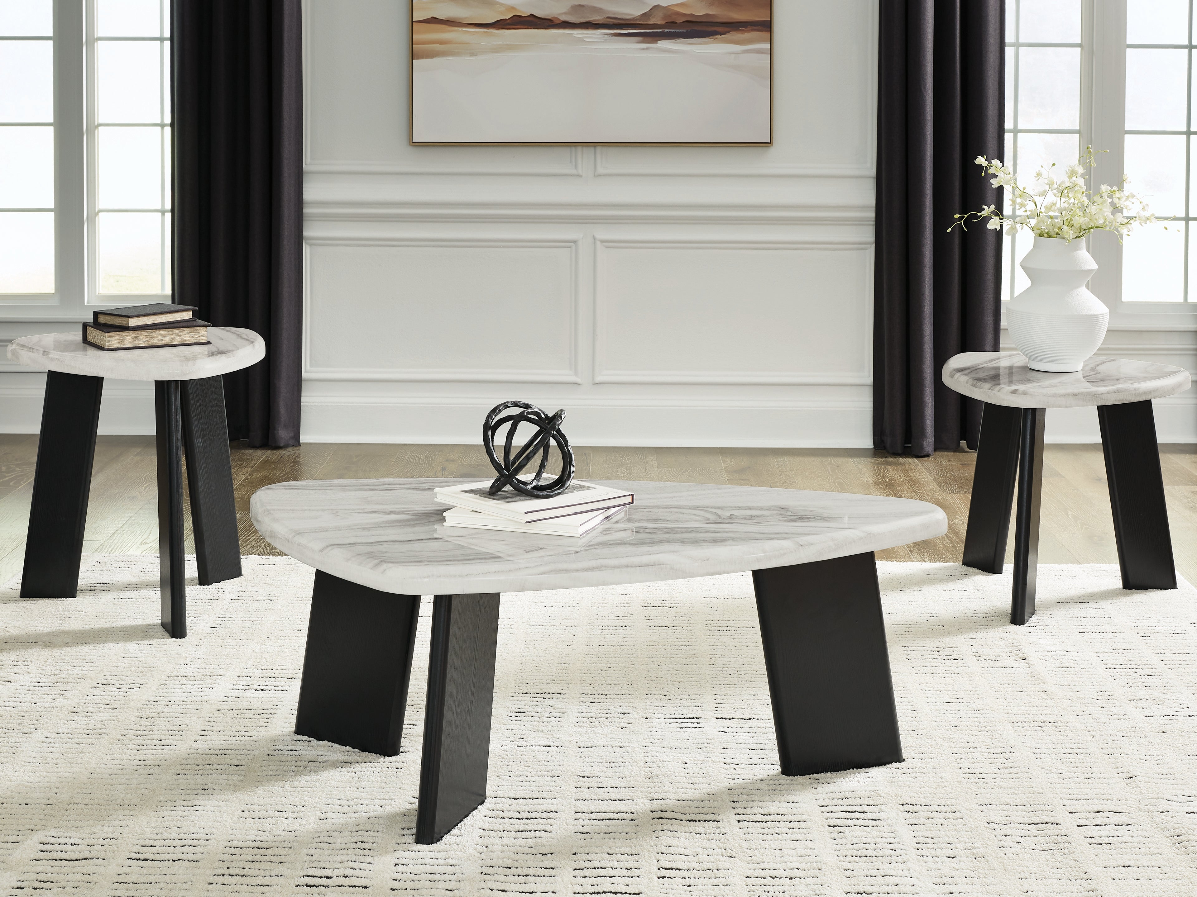 Family Deals Furniture - Ashley Furniture - Lilyberg Table (Set of 3) - Occasional Table Set (3/CN) - T389-13