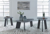 Family Deals Furniture - Ashley Furniture - Bluebond Table (Set of 3) - Occasional Table Set (3/CN) / Gray - T390-13