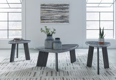 Family Deals Furniture - Ashley Furniture - Bluebond Table (Set of 3) - Occasional Table Set (3/CN) / Gray - T390-13