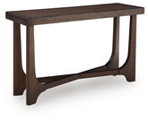 Family Deals Furniture - Ashley Furniture - Korestone Sofa Table - Sofa Table / Dark Brown - T438-4