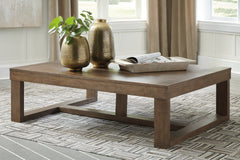 Family Deals Furniture - Ashley Furniture - Cariton Coffee Table - Rectangular Cocktail Table / Gray - T471-1
