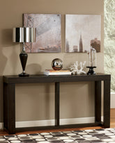 Family Deals Furniture - Ashley Furniture - Watson Sofa/Console Table - Sofa Table / Dark Brown - T481-4