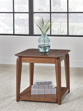 Family Deals Furniture - Ashley Furniture - Trenmour End Table - Square End Table / Medium Brown - T596-2