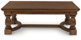 Family Deals Furniture - Ashley Furniture - Sturlayne Coffee Table - Rectangular Cocktail Table / Brown - T609-1