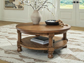 Family Deals Furniture - Ashley Furniture - Chadworth Coffee Table - Round Cocktail Table - T614-8