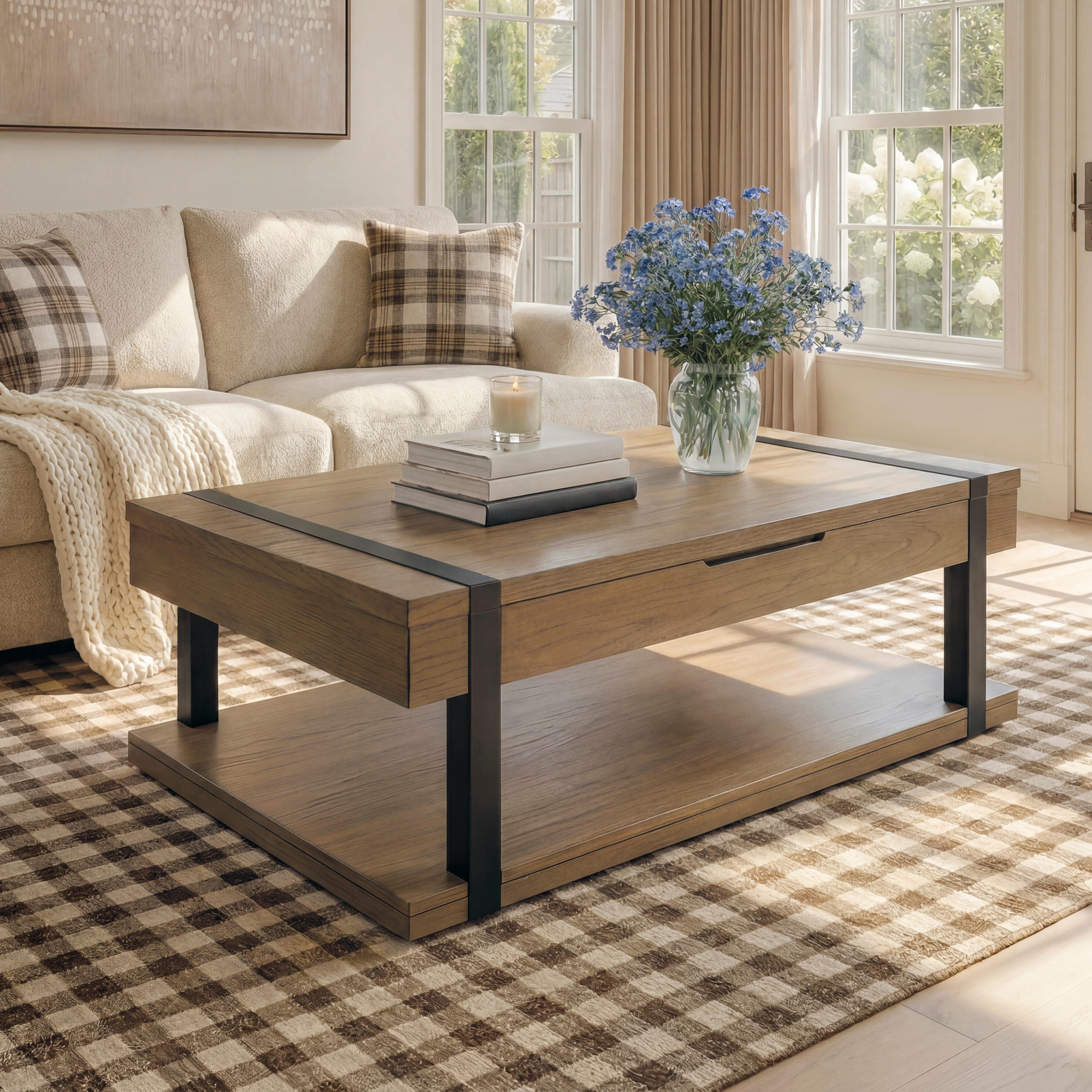 Family Deals Furniture - Ashley Furniture - Jorannti Lift-Top Coffee Table - Rect Lift Top Cocktail Table - T631-9