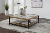 Family Deals Furniture - Ashley Furniture - Montia Coffee Table - Square Cocktail Table / Multi - T632-8