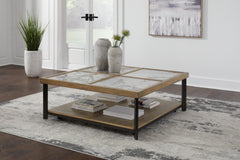 Family Deals Furniture - Ashley Furniture - Montia Coffee Table - Square Cocktail Table / Multi - T632-8