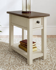 Family Deals Furniture - Ashley Furniture - Bolanburg Chairside End Table - Chair Side End Table / Two-tone - T637-107