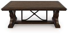 Family Deals Furniture - Ashley Furniture - Maylee Coffee Table - Rectangular Cocktail Table / Dark Brown - T647-1