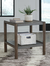 Family Deals Furniture - Ashley Furniture - Kallenny End Table - Rectangular End Table / Brown/Gray - T669-3
