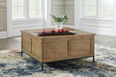 Family Deals Furniture - Ashley Furniture - Torlanta Lift-Top Coffee Table - Lift Top Cocktail Table / Brown - T686-9